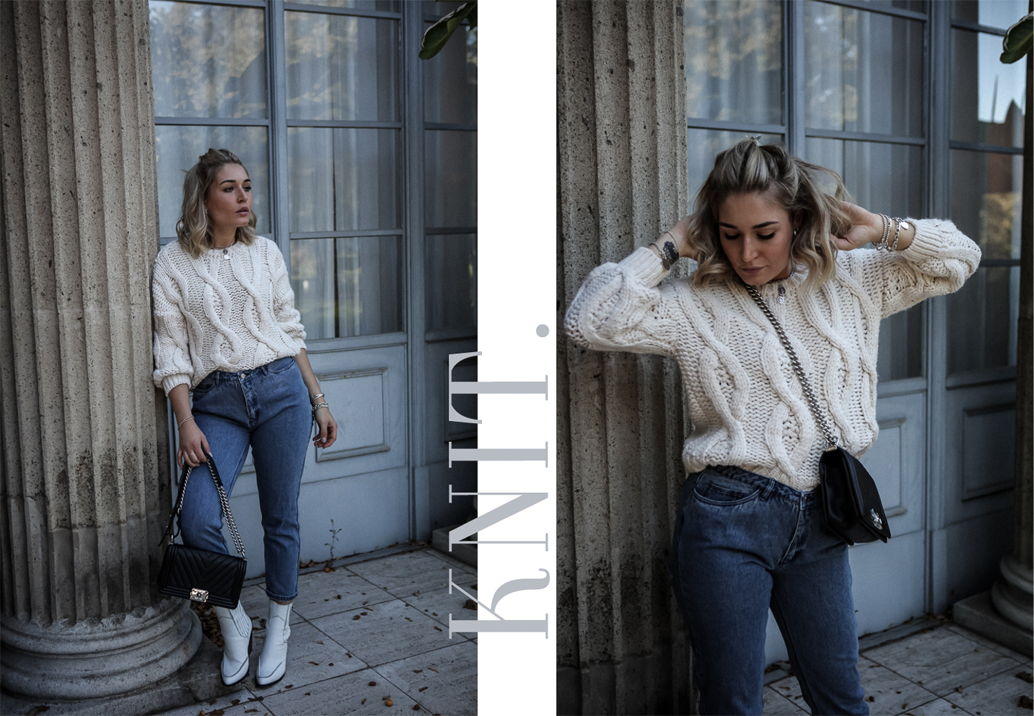 Lauralamode Strick Knit Knitwear Strickpullover Outit Ootd Mango Nakd Chanel Only Look Streetstyle Winter Berlin Fashionblogger Blogger Munich4