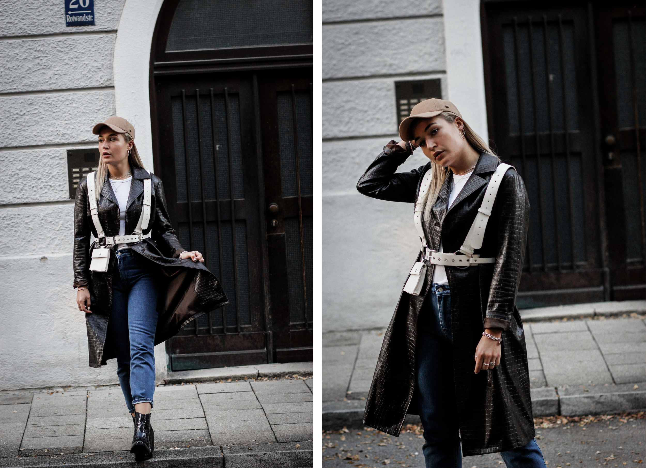 Lauralamode Fashion Blogger Fashionblogger Mantel Coat Herbst Herbsttrend Leather Coat Ledermantel Streetstyle Look Ootd Munich Berlin Deutschland6