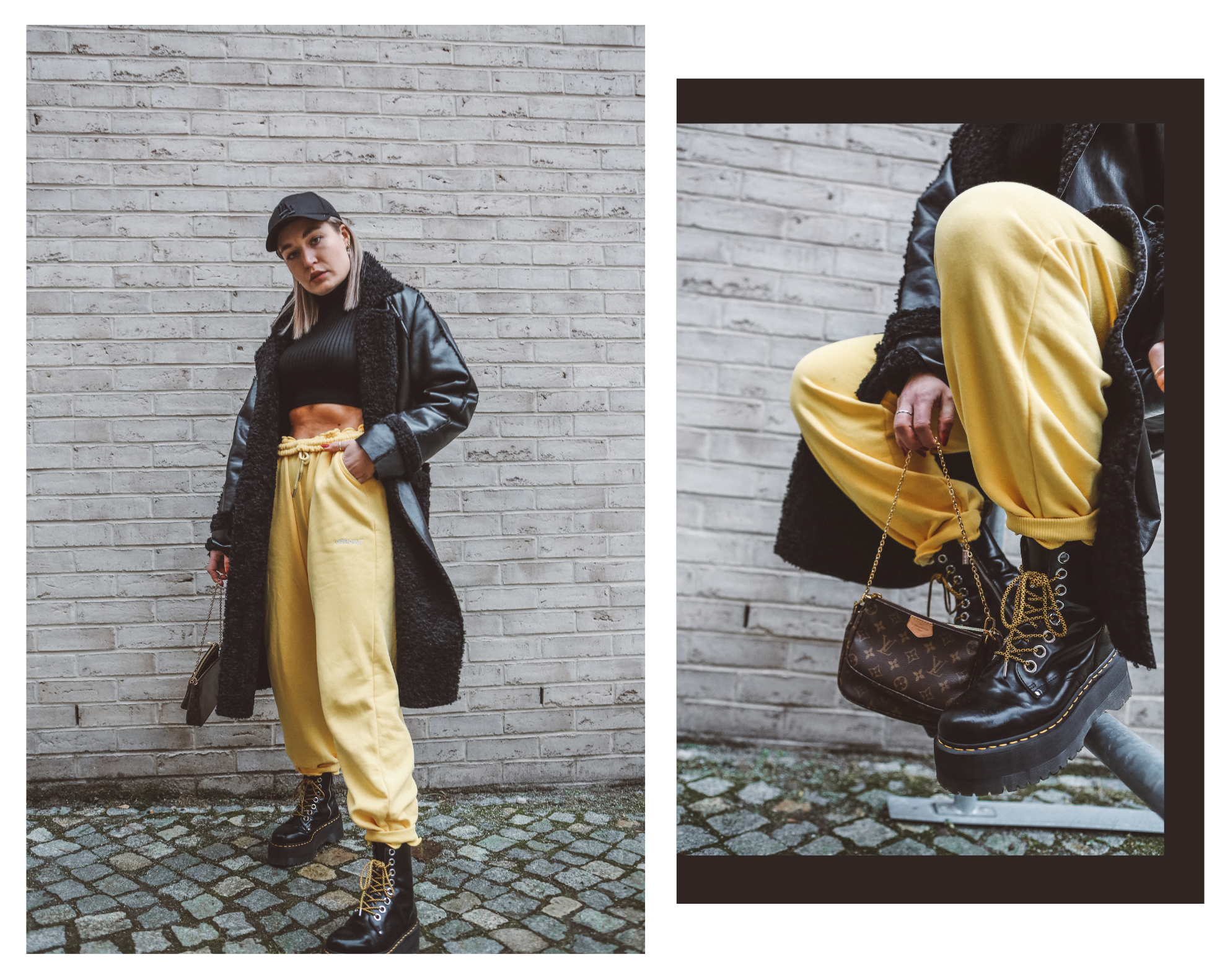 Lauralamode Outfit Streetstyle Style Look Outfitoftheday Fashion Fashionblogger Munich Berlin Berlinblogger Munichblogger Louis Vuitton Multipochette Doc Martens Jogger Style Winter Streetstyle5