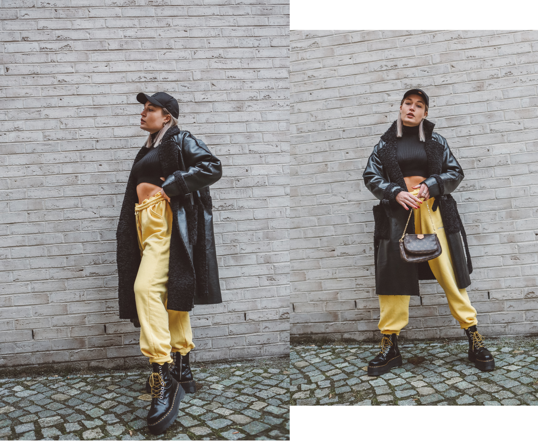 Lauralamode Outfit Streetstyle Style Look Outfitoftheday Fashion Fashionblogger Munich Berlin Berlinblogger Munichblogger Louis Vuitton Multipochette Doc Martens Jogger Style Winter Streetstyle5