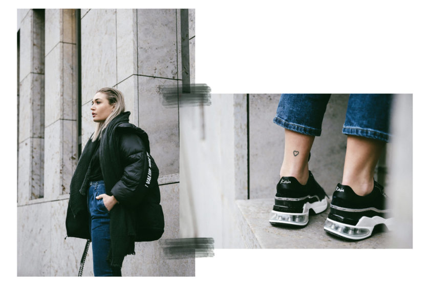 Lauralamode Outfit Look Ootd Karl Lagerfeld Zara Denim Blue Jeans Look Inspo Berlin Munich Fashionblogger Modeblogger
